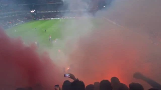 Standard Luik - Ajax  08-12-2016 Pyro Ultras Ajax