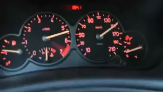 Peugeot 206 GTi 2.0 16V 136 hp 0-100 km/h