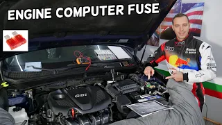 KIA OPTIMA ECU ECM ENGINE COMPUTER FUSE LOCATION REPLACEMENT