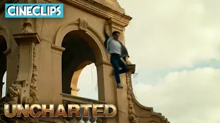 Uncharted | Rooftop Chase | CineClips
