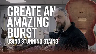 Creating a Subtle SUNBURST WITH A side of Staining a Custom Guitar