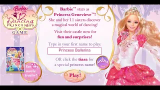 Barbie in The 12 Dancing Princesses Online Game
