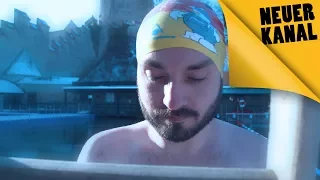 Challenge "Das schaffst du nie": Überlebe 100 Meter Eisschwimmen!