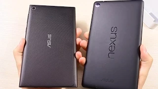 Asus Memo Pad ME572C with Nexus 7 2013 Сравнение