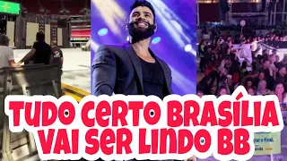 Gusttavo Lima mostra tudo pronto para o maior buteco do mundo em Brasília