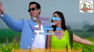 Teri Chunariya Dil Le Gayee Hindi  karaoke for female singers with lyrics