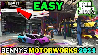 HOW TO INSTALL BENNY'S ORIGINAL MOTORWORKS IN GTA 5 STORY MODE ( LATEST VERSION 2024 ) | GTA5 MODS |