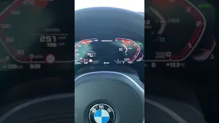 BMW M550d stage 1  200-315 km/h