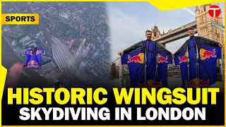 Wingsuit Daredevils Fly Through Tower Bridge at 153mph! | Breaking News