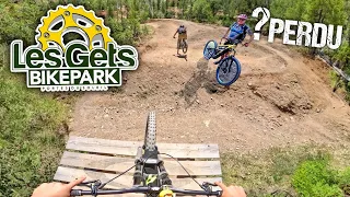 IL REMONTE LA PISTE AVEC SON EBIKE ! ( Découverte des doubles noirs des Gets Bikepark)