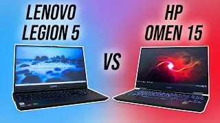 Lenovo Legion 5 vs HP Omen 15 Comparison - Which Ryzen Gaming Laptop?