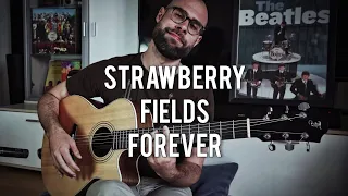 Strawberry Fields Forever - The Beatles | Fingerstyle Cover | Free Tabs