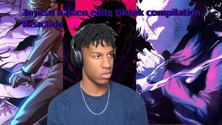 Jujitsu kaisen edits tiktok compilation Reaction | Gojo ohh and Yuta