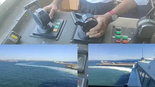 Manouvering a Water Jet High Speed Craft - manovrare una nave veloce a idrogetti - (captaingipi67)
