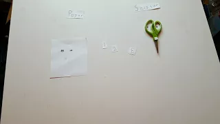 The Battle - Rock, Paper, Scissor Stop motion video