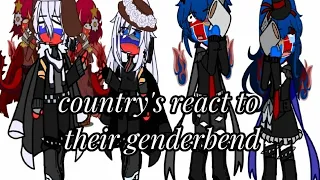 random country's react to their genderbend ll Countryhumans ll no ships ll my au ll Cringe sounds ll