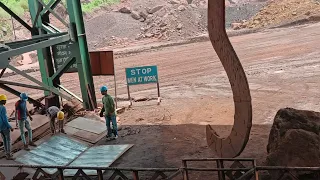 Operation of 40 tonne EOT CRANE for displacing the steel sheet, EOT CRANE WORKING IN CRUSHING PLANT