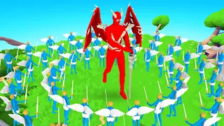 ANGELS VS DEMON In Totally Accurate Battle Simulator!