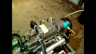 Компрессор из ДВС (ВАЗ-2108). Производительность. The compressor of the engine. Performance.