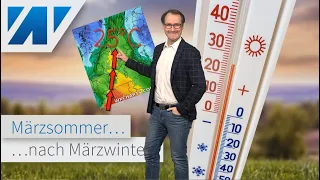 25 Grad: Sommerliche Temperaturen zum Märzende! Update Osterwetter.