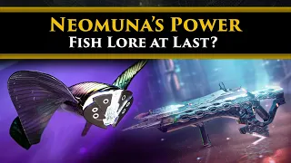 Destiny 2 Lore - The Real power of NeoMuna. Nanite Technology... And The Stranger's Fish has Lore?