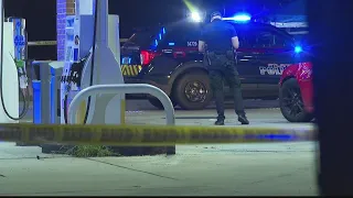 Drive by shooting Shell gas station next to Diamond Club | 8 shot