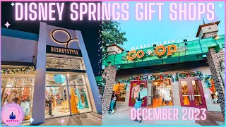 Disney Springs Shops Tour Walt Disney World Vlog December 2023 Loungefly Clothing Haul Disney Style