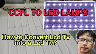 How to Convert Lcd Tv into a Led Tv?(Tagalog/English)