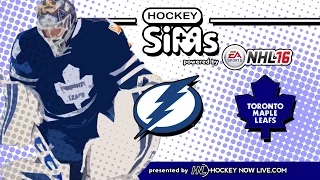 Lightning vs Maple Leafs (NHL 16 Hockey Sims)