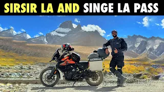 LEH to PADUM via LINGSHED - the DEADLIEST Ride Part-1 | SIRSIR LA & SINGE LA PASS done | Day-8
