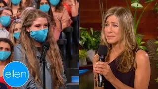 Jennifer Aniston & Ellen Give Aspiring Actress Advice