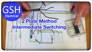 Wiring Diagram Lighting Circuit 2 Plate Method Taking the Feed to the Switch 2 Way and Intermediate