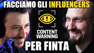 CONTENT WARNING - Facciamo gli influencers PER FINTA