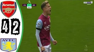 Aston Villa Vs Arsenal 2-4 All Goals | Extended Highlights 2023