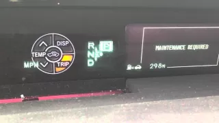 HOW TO: Reset MAINTENANCE REQUIRED light on 2015 Toyota Prius