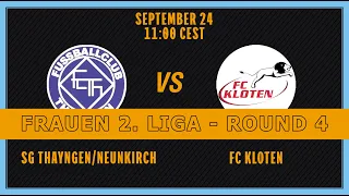 FRAUEN 2. LIGA - Round 4. SG Thayngen/Neunkirch - FC Kloten