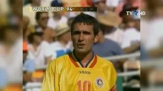 CM de Fotbal SUA 1994: Goluri Răducioiu şi Hagi în partida România - Columbia