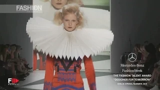 "DESIGNER FOR TOMORROW" Spring Summer 2015 Berlin Fashion Week by Fashion Channel