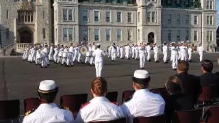 HMCS Ontario Band 2014 Ceremony of the Flags
