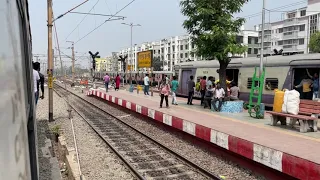 EMU LOCAL DEPARTURE FROM DUMDUM JUNCTION ON FULL SPEED #esternrailway #indianrailways