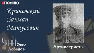 Кричевский Залман Матусович. Проект "Я помню" Артема Драбкина. Артиллеристы.