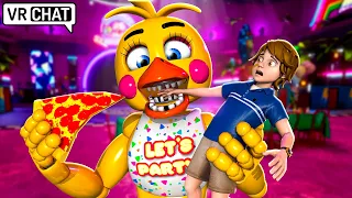 Toy Chica BABYSITS Gregory in VRChat
