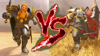 Theodore Bruckner VS Black Orc Big Boss. Total War Warhammer 3