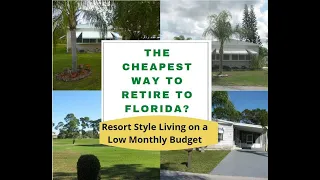 2022 Florida Manufactured Homes!  55+ Resort Retirement on a Small Monthly Budget.  Spanish Lakes