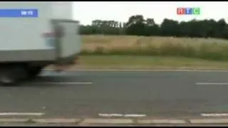 Live accident in a German TV