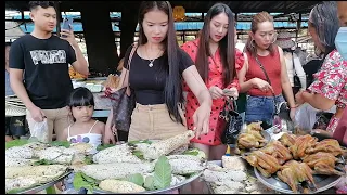 Famous Cambodian Countryside Street Food – Bees, Crispy Shrimps, Palm Seeds, Snails & More