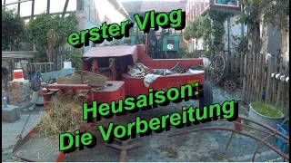 Erster Vlog | 2020 Heusaison | Die Vorbereitung | Welger AP 12 Fit machen