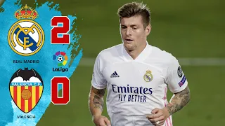 Real Madrid vs Valencia 2-0 Extended Highlights & Goals 2021 HD