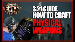 [3.21 POE] How I Made A Mirror Tier Axe! A Crafting Guide On How To Make Physical Weapons!