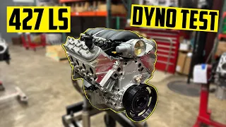 427" LS Engine Dyno Testing! (supercharger rated)